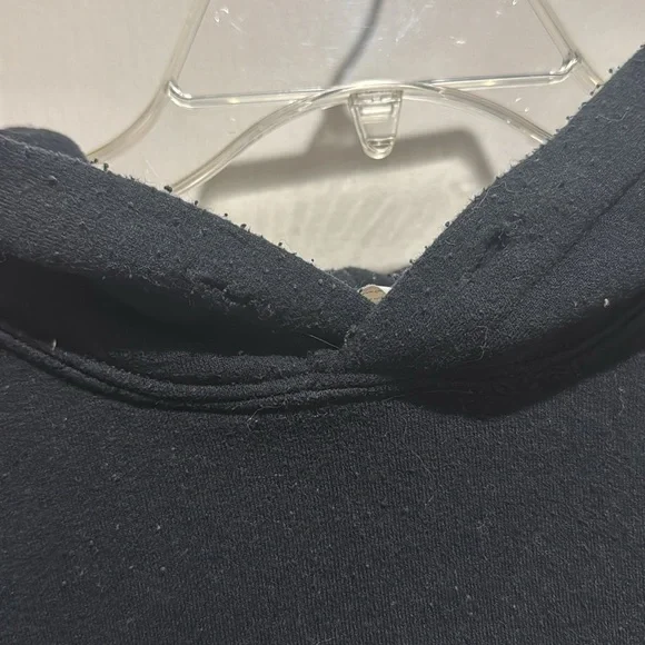 GILDAN L/S Hoodie TAC/STS Black L Large GUC Skull Beret Sword Logo - Picture 5 of 9